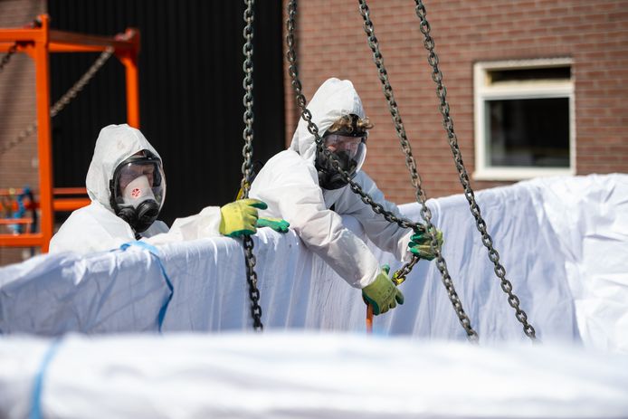 Verbod op asbestdaken van de baan